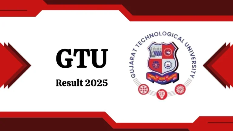 GTU Result 2025 Out at gtu.ac.in Direct Link to Download 4th Sem Result