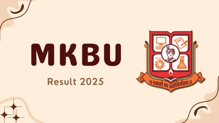 MKBU Result 2025 Released at mkbhavuni.edu.in Direct Link to Download 2nd Semester Result